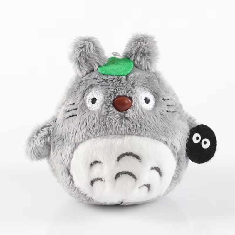 Anime-Charakter Plüschtier Hayao Miyazaki Niedliches Totoro Plüschtier Geschenk Große Puppe Anhänger Plüschpuppe Spielzeug Taschenanhänger Schlüsselanhänger Geschenk