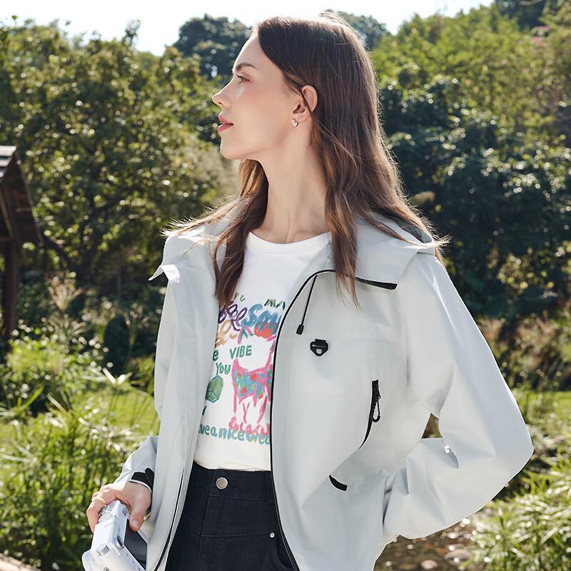 Betu Women's 2026 Spring/Summer Loose Fit Graphic Print Short Sleeve T-Shirt