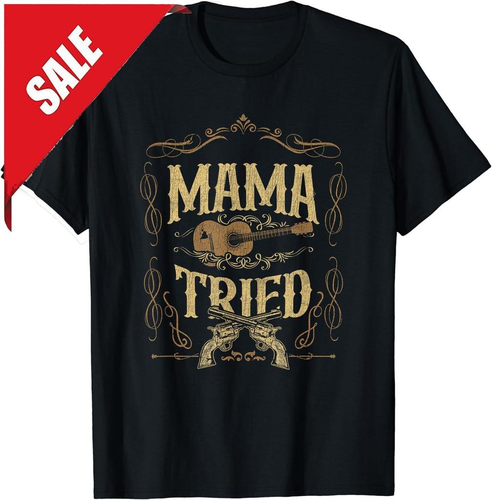Mama-Tried Renegade Outlaw Music Lovers Country T-Shirt