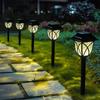 Solar Pathway Lights LED 2pack Outdoor Landscape Path Lamp Waterproof Solar Garden Lights for Yard Garden Walkway Patio Driveway