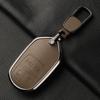 Custodia Cover Guscio Portachiavi Auto in Metallo e Pelle Fob Per Maserati Ghibli Levante Grancabrio Quattroporte Gt Granturism