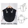 Neckwear Ties Shirt Fake Collar Cotton Top Neckwear Lapel Fake Collar Clothing Accessory Detachable Collar Sweater Accessory