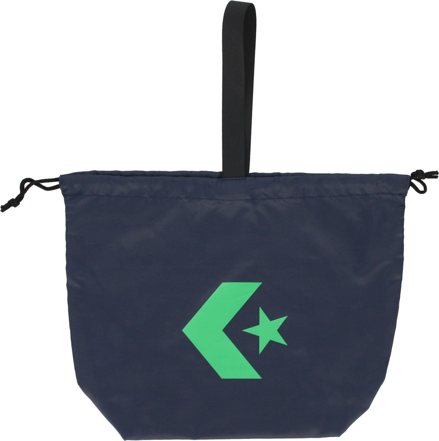 

Мешок на шнурке для хранения баскетбольного мяча темно-синий x зеленый [Converse], Чехол для одной руки, C2453097,