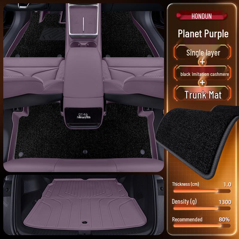 XPeng P7 2025 TPE Floor Mats: Complete Car Interior Carpet Set