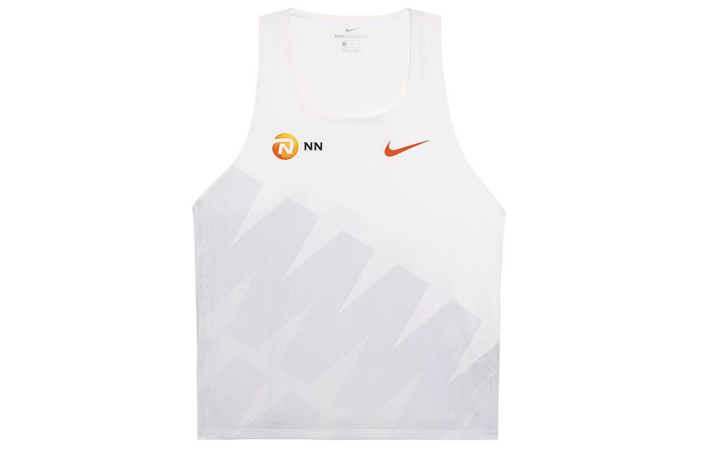 Nike Tank Tops Men's White Crew Neck Moderate Halter Neck CW1253-100