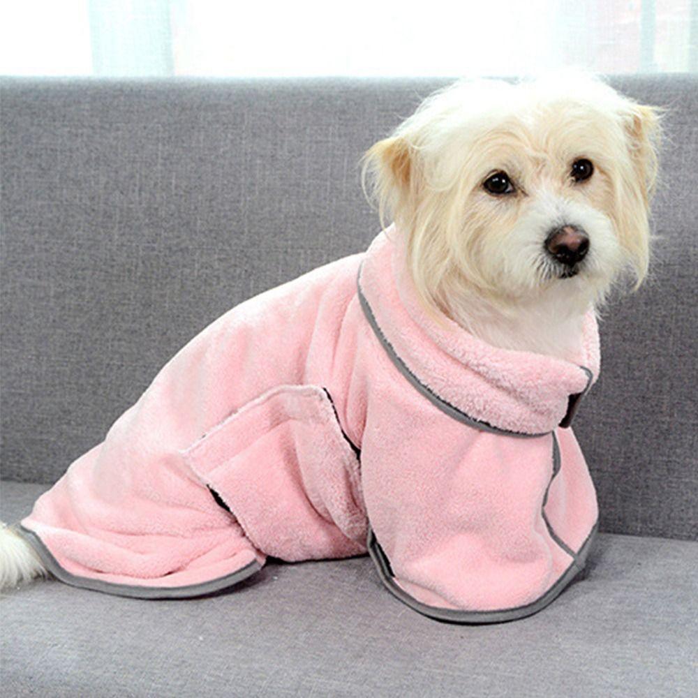 Soft Pet Bath Towels Quick-drying Dog Towel Cute Pet Pajamas for Small Large Dog