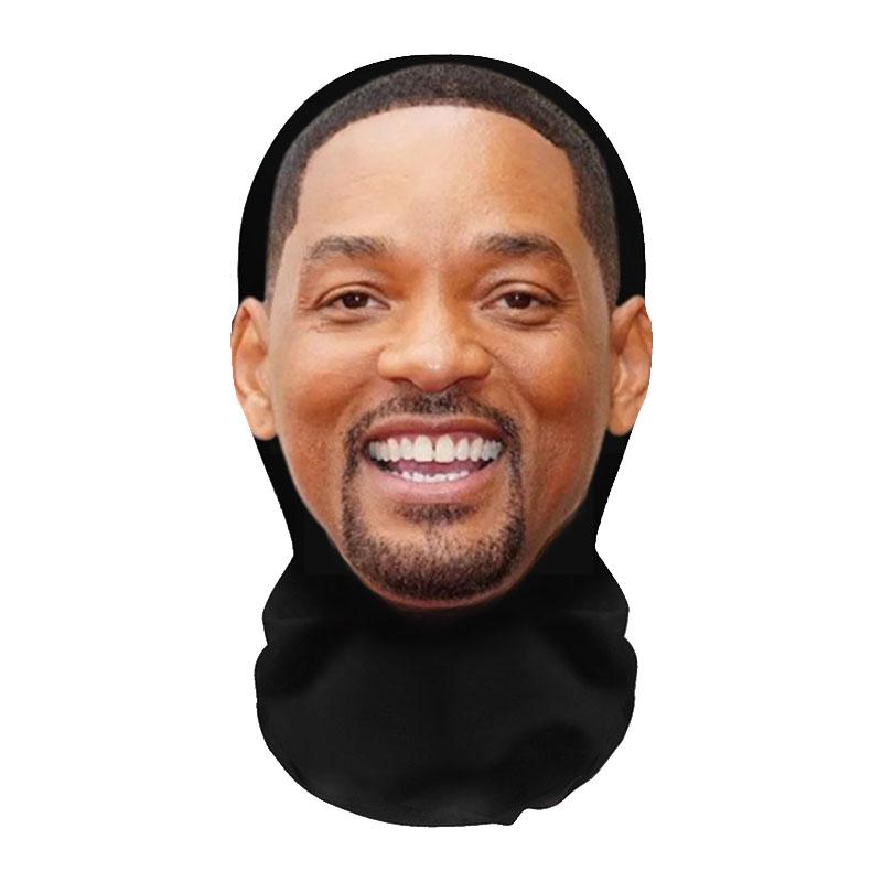 3D Printed Real Person face Mask Funny Internet Celebrity Full Face Masks Cosplay Props Elastic Mesh Balaclava