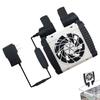 Aquarium Fish Tank Cooling Fan Adjustable Fish Tank Cooling Fan With 6 Wind Speed Strong Wind Aquarium Chiller For Fish Tank