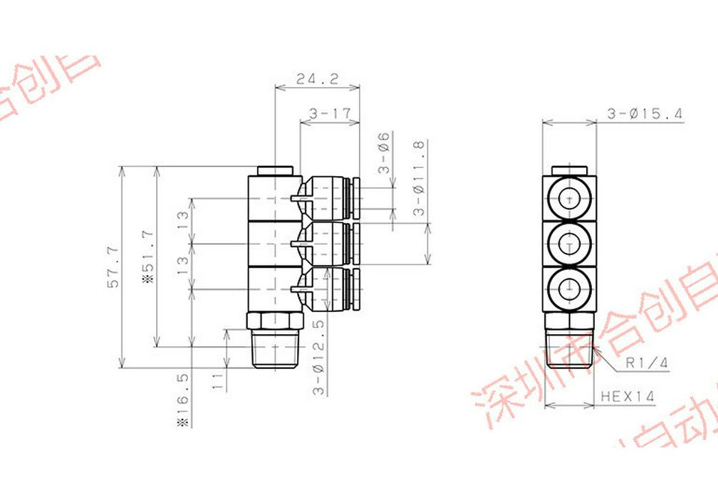 PISCO PHT Series: PHT4-01, PHT6-01, PHT8-02, PHT10-03, PHT12-03, PHT16