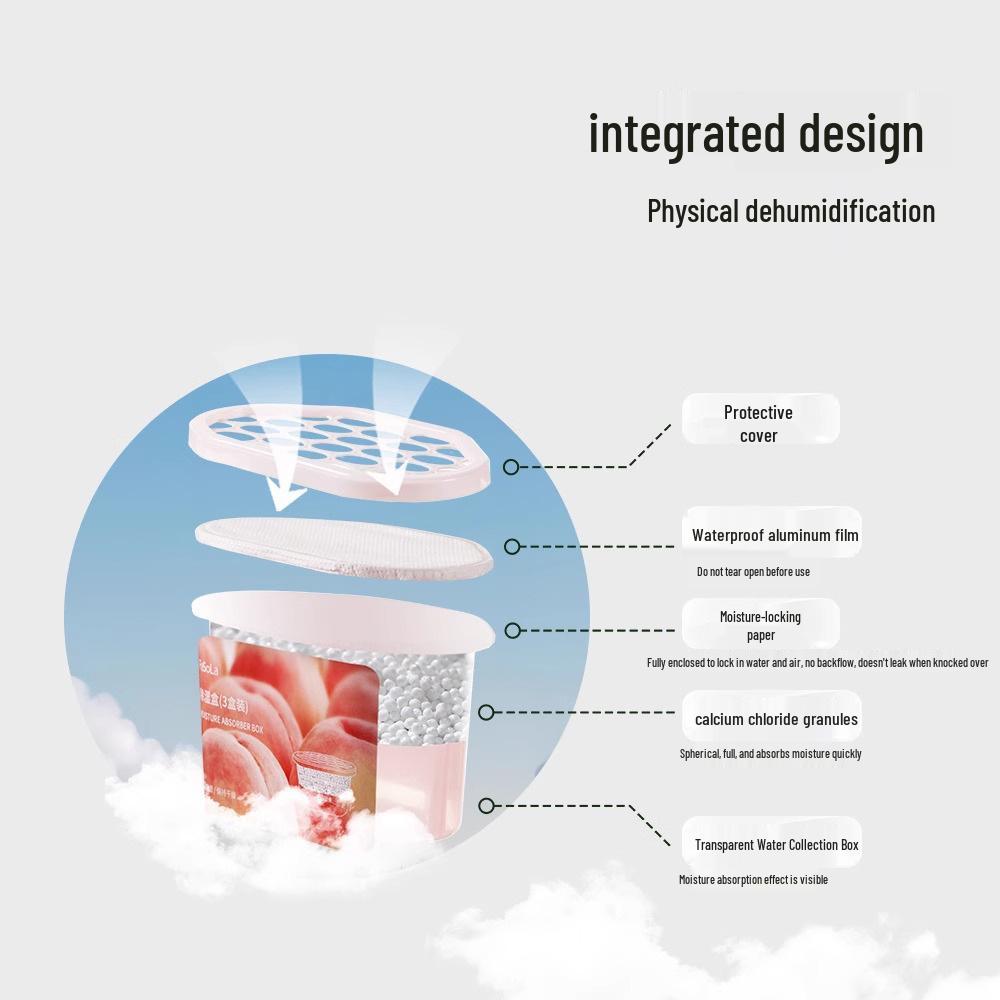 Huinan Indoor Wardrobe Dehumidifier Box - Moisture-Proof, Anti-Mold Desiccant for Special Household Use.