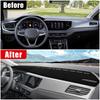 Car For Volkswagen VW Polo AW1 BZ1 2017 2018      Dashboard Cover Avoid Light Anti-UV Carpet Non-Slip Mat