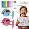 1SET Interactive Educational Drawing Robot Learning Toy With 100 Cards Early Educational Toys For Girl And Boy Preschool Learnin