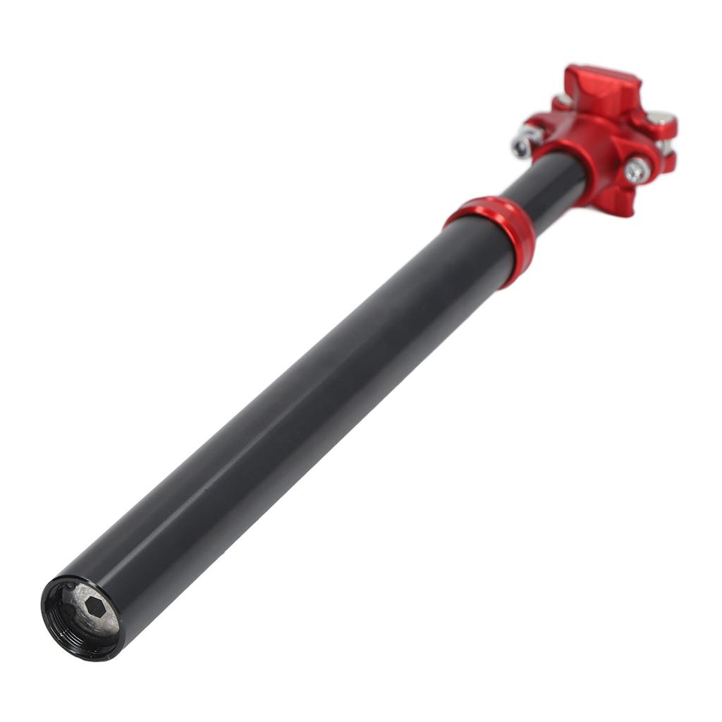 27.2x350mm Bike Suspension Seatpost with Adapter Tube Aluminum Alloy Bicycle Shock Absorber Damper Post