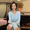 Women's Ice Silk Knit Cardigan - Short Style for Spring & Summer