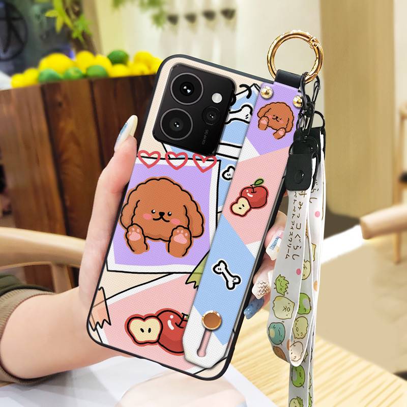 Ring Cartoon Handyhülle Für Nokia HMD Skyline Silikon Weiche Hülle Handschlaufe Schutz Rückseite Lanyard Niedlich Langlebig