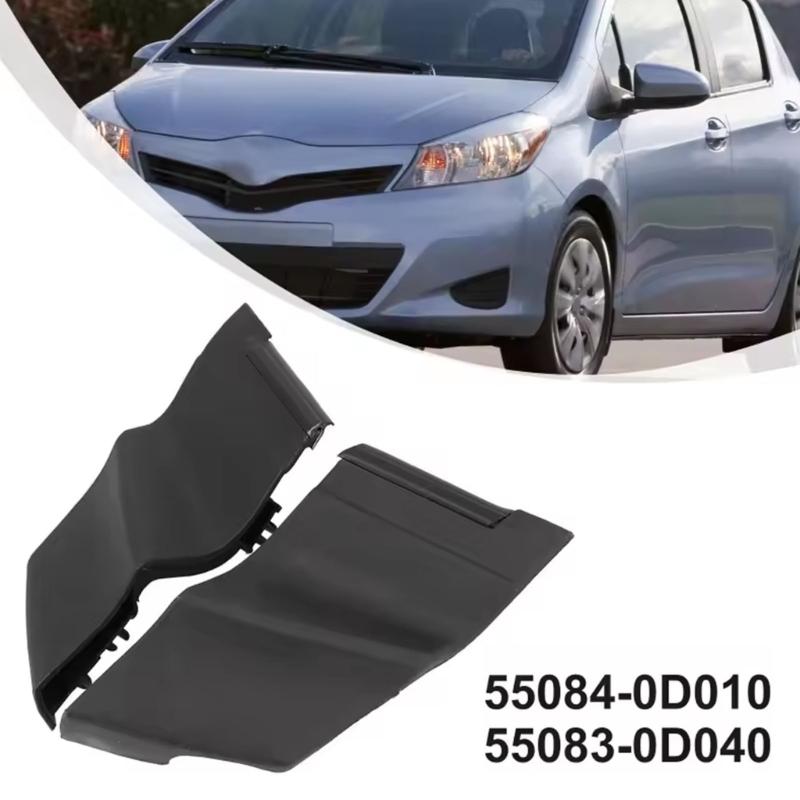 Cowl Side Panel Pair Black Replacement Trim for Windshield Wiper Cowl Sides, Left Right Pieces, Part Numbers 55084-0D010 55083-0D040