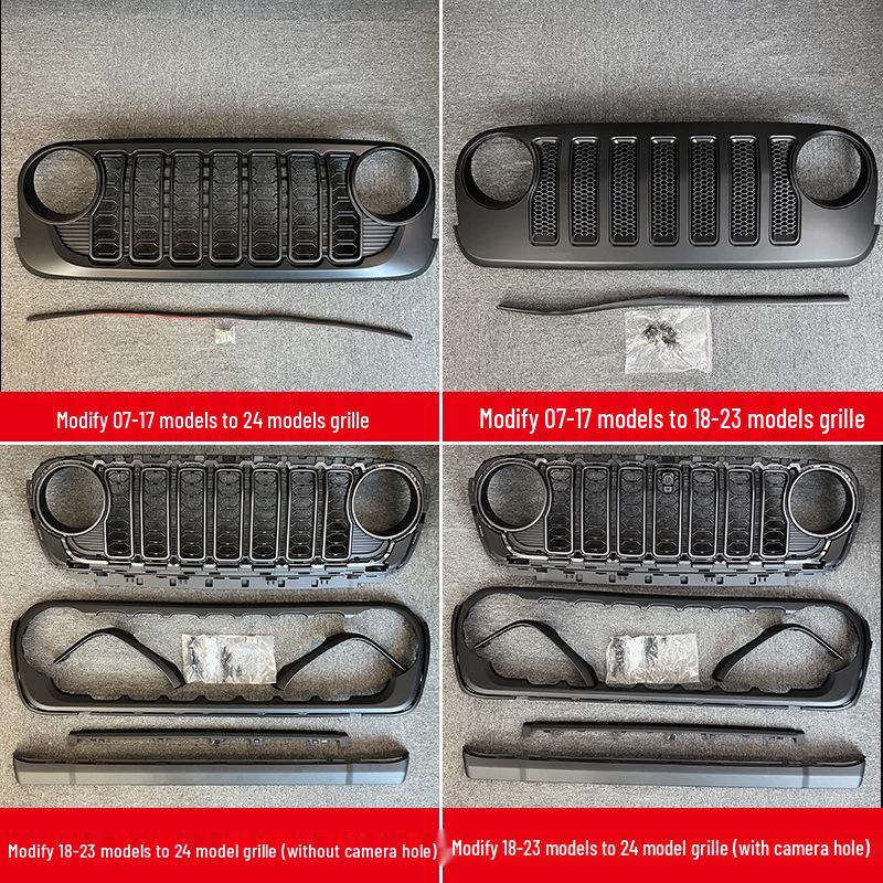 2024 Jeep Wrangler JK/JL JT Kühlergrill Upgrade: Hochkonfigurierte Frontumrüstung