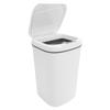 Motion Sensor Trash Can 18L Automatic Touchless Garbage Bin with Blue Luminous Press   for Bathroom Kitchen Living Room