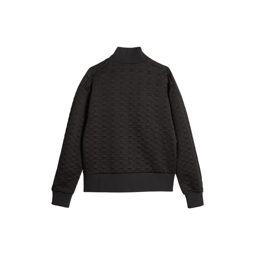 Puma T7 Luxe Sport Full Print Casual Stand Collar Loose Long Sleeve Jacket Unisex Jacket Black 620852-01