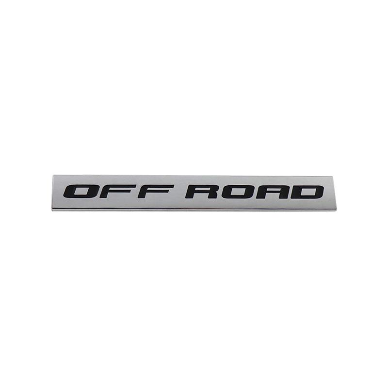 Premium OFF ROAD for Universal car Engine Hood Fender trunk Tail Rear Bonnet Nameplate Decal Emblem Badge Sticker chrome-black