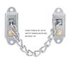 Stainless Steel Children Safety Anti Theft Door Chain Lock Security for Aluminum Alloy Window