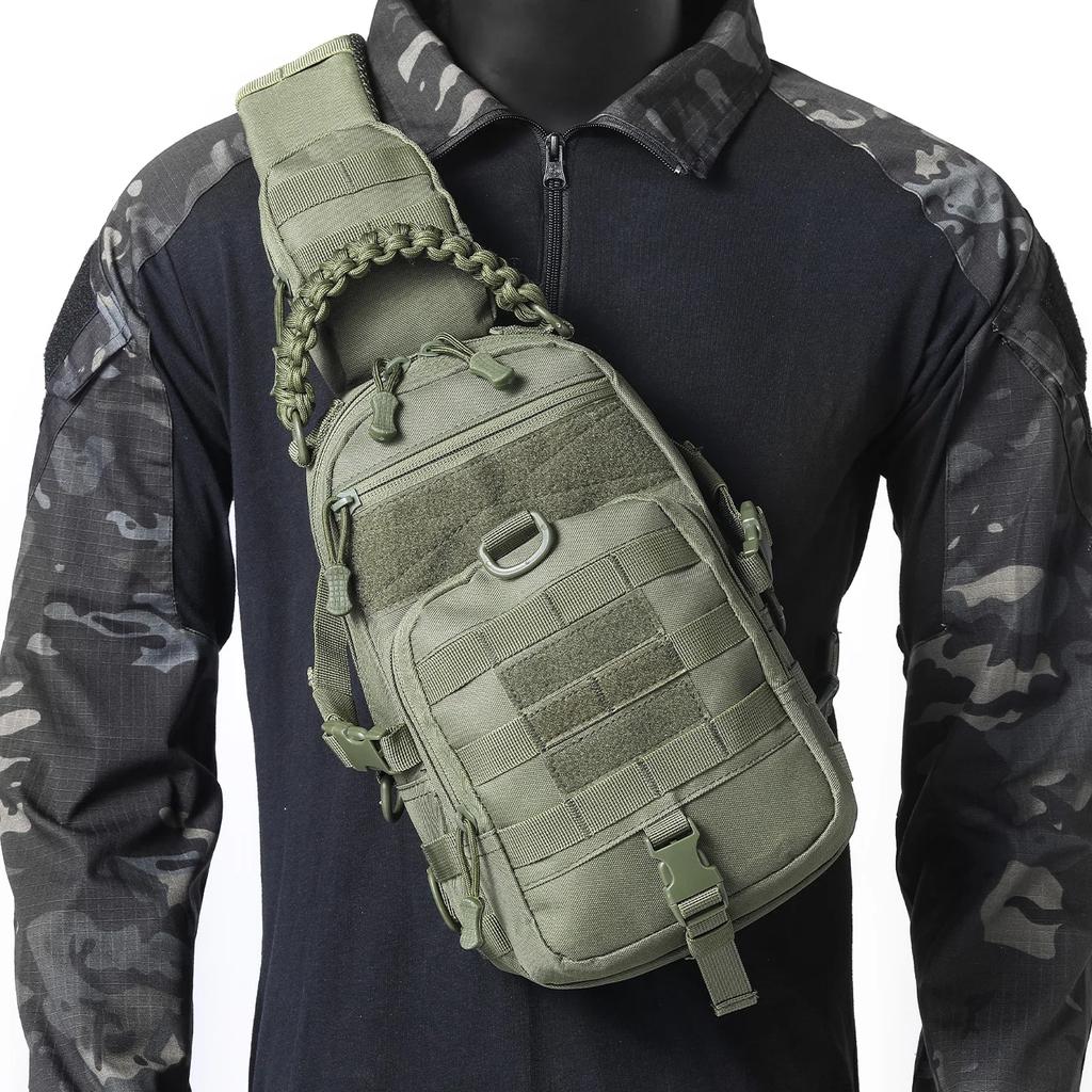 Multi Functional Outdoor Chest Bag, Sports Cycling, Hiking, Portable and Wear-Resistant Crossbody Bag