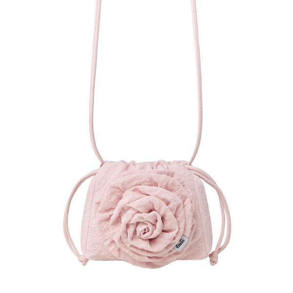 EMIS CORSAGE STRING MINI BAG (Ivory, Pink, Black/Ivory)