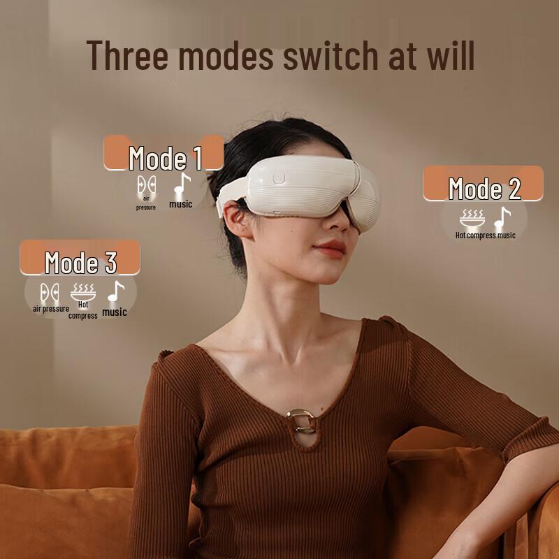 

HEZHENG Smart Eye Massager with Heat and Bluetooth CN plug (adapter included)