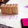 12pcs/Set Vintage Weather Diary Stamps DIY Wooden Assorted Stamps for Scrapbooking Stationery School Supplies