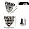 Car Air Freshener In Auto Interior Decor Aroma Car Diffuser Vent Clip Diamond Leopard Solid Perfume Bling Car Accessories Auto