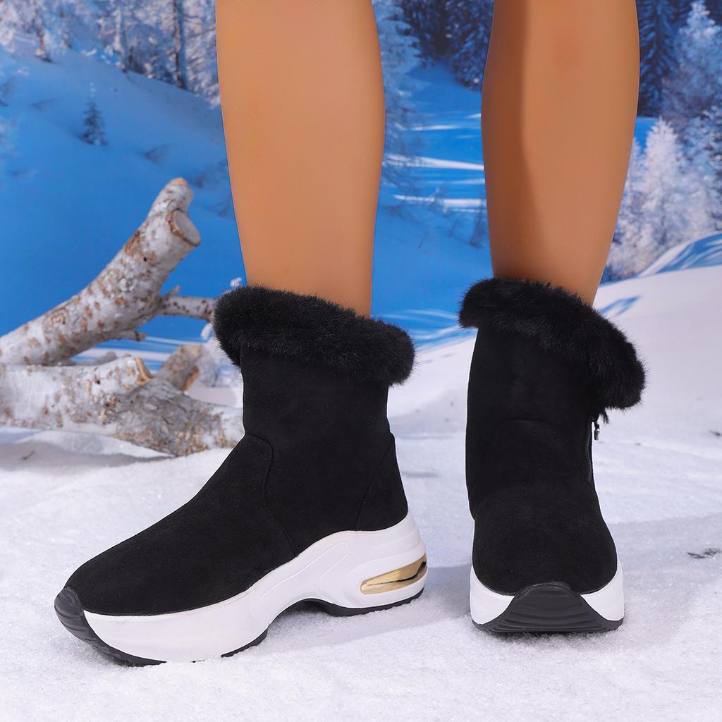 Winter Snow Boots for Women Casual High-top Shoes Warm Womens Sneakers Platform Ankle Boots Plus Size 43 Zapatillas De Mujer 525