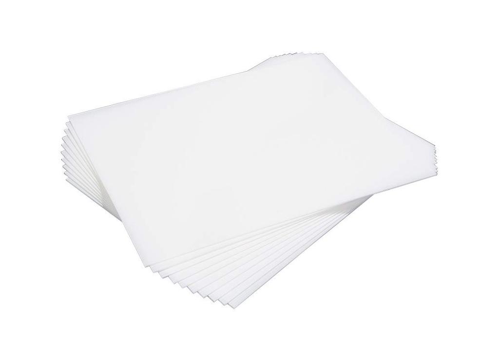 Yamako Pladan Sheets, 450x600mm, 3mm Thick, 10 Sheets (White)