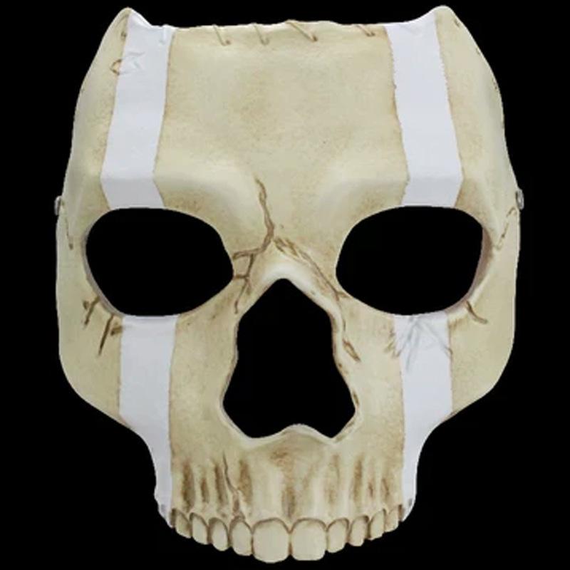 Skull Ghost Mask cosplay Anime Exhibition Cosplay Call of Duty Warzone2Character costume props белый