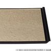 Made In Modern Champagne Gold with Aqua Rim and Black Small X X J-Kitchens Placemat, Japan, Tray, 2-Shaku Flight, Edge, (37.3cm 25.5cm 1.8cm)