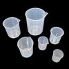 6Pc Transparent Measuring Cups For Kitchen Laboratory Test Beaker With Scale 50/100/200/300/500/1000ml Clear Plastic Mixing Cups