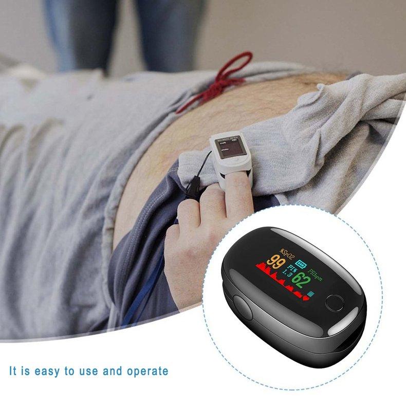 Buy SMH01 Portable Finger Pulse Oximeter Sports Finger Clip TFT Color