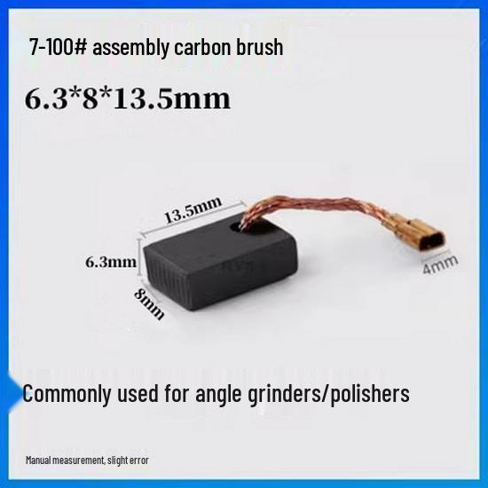 Durable Carbon Brush Set for Grinders, Drill, Hammer, Polisher, Cutter, and Picker Tools