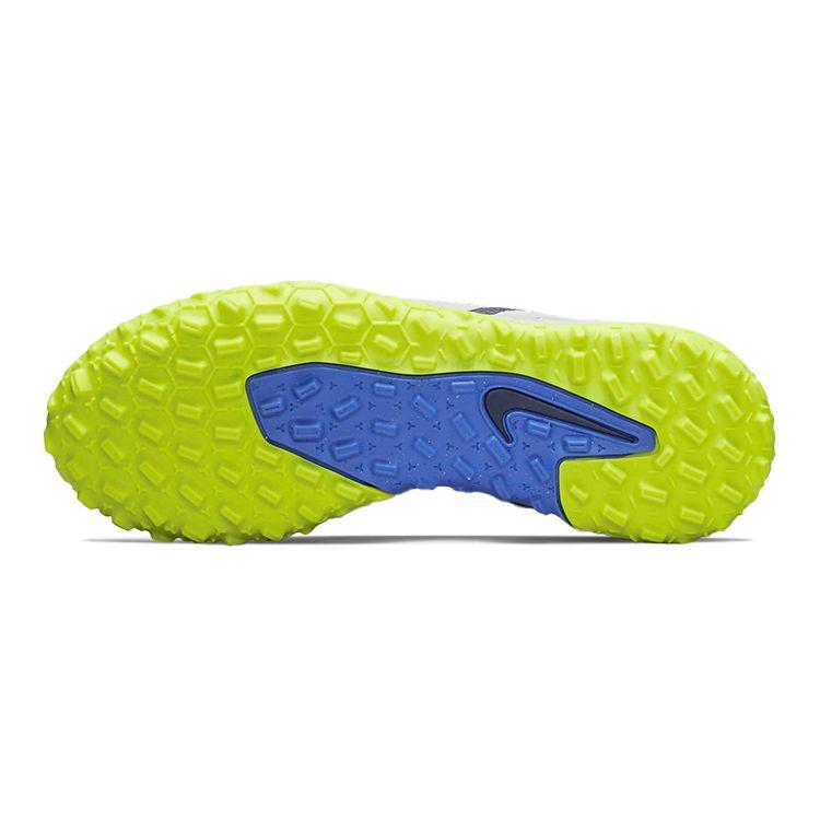 Nike Phantom GT Academy TF/AG Comfortable Non-Slip Shock Absorbing Durable Low-Top Soccer Shoes Kids sneaker Blue Green Gray DC0817-570