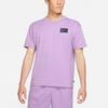 Men's T-Shirt Nike Drop Shoulder Sleeve T-Shirt Men's Star Purple