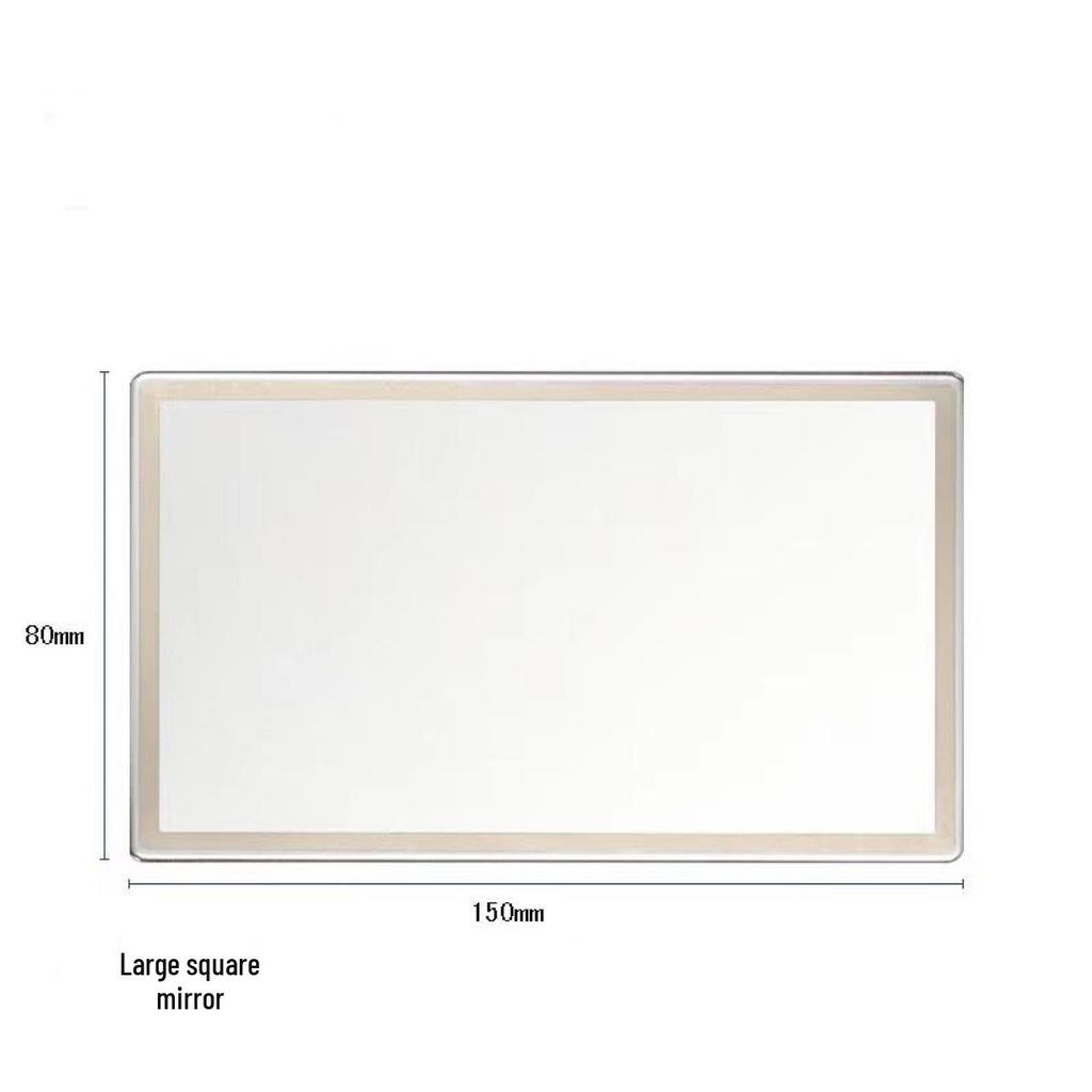 High-Definition Stainless Steel Dual-Use Car Visor Makeup Mirror