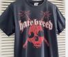 Hatebreed Band Schwarzes Kurzarm-Baumwoll-T-Shirt Unisex Nachdruck S-5XL Herren Damen