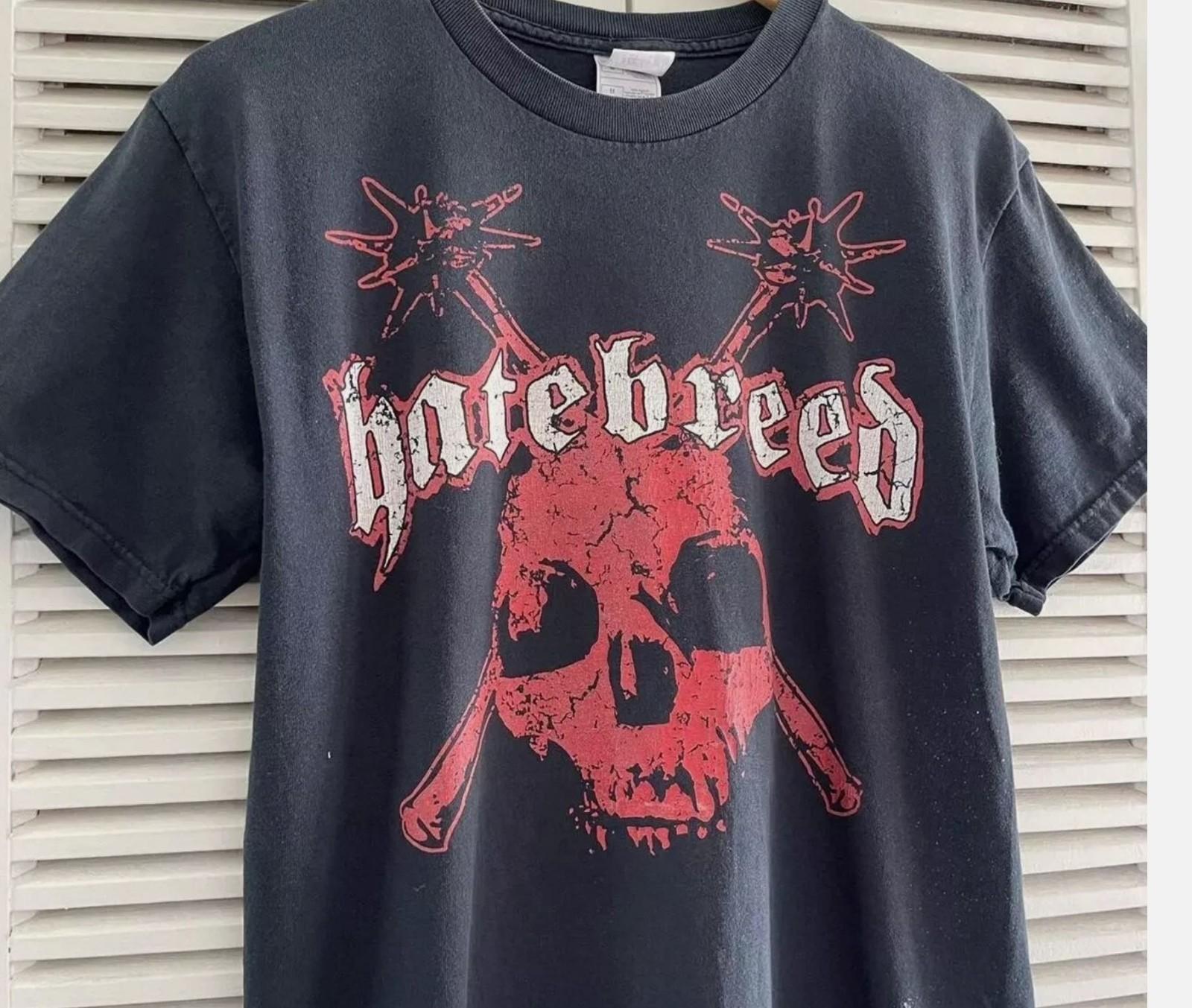 Hatebreed Band Black Short Sleeve Cotton T-shirt Unisex Reprint S-5XL Men Women S