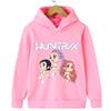 KPop Demon Hunter Rumi Derpy Cartoon Girls Boy Hooded Sweatshirt Warm Children's Wave Fashion Casual Tops Casual Girls Clothing