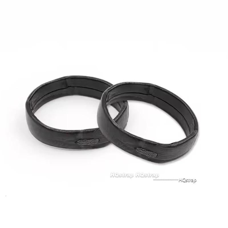 

Leather Watch Band Ring Buckle Watch Strap Keeper Loop Watchband Replacement Ring for 16mm 18mm 20mm 22mm 24mm 26mm Watch Straps 26mm чорний