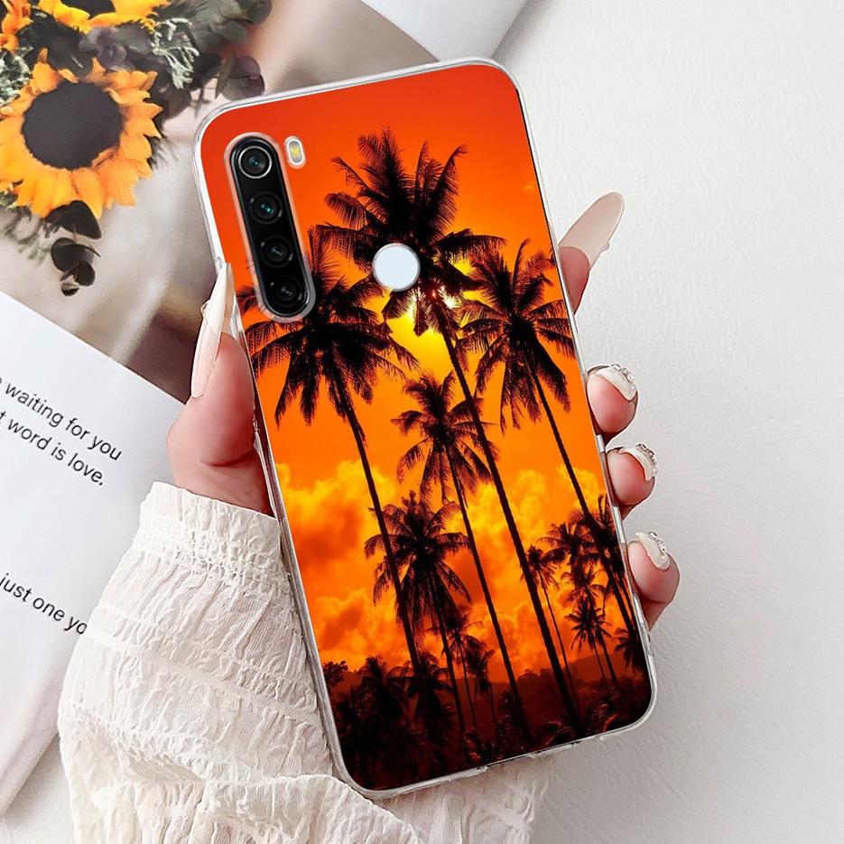 For Xiaomi Redmi Note 8 2021 Case Note 8T New Fashion Painted Cover Soft Silicone Phone Case For Redmi Note 8 Pro Note8 T Fundas