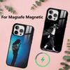 M-Michael Jackson Sänger Handyhülle Für iPhone17,16,15,14,13,12,11 Plus,Pro Magnetisch mit Magsafe Kabelloses Laden
