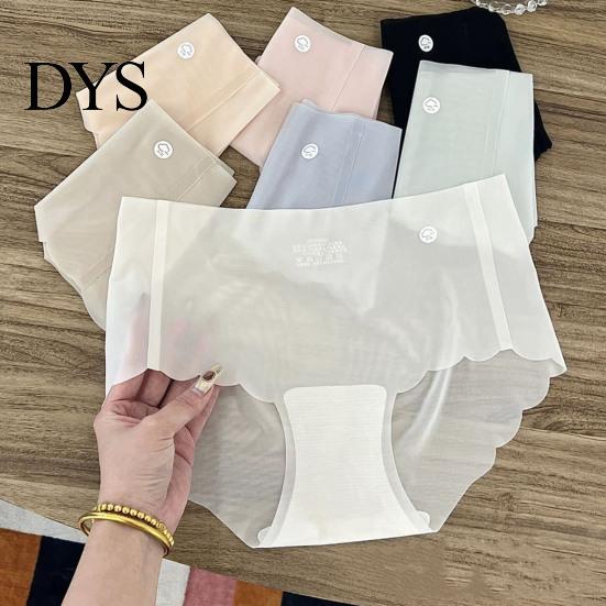 Daily Panties Women Mid Waist Seamless Thin High Elasticity Solid Lady Underpants Color Good Breathability Female Underwear Homewear Briefs