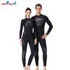 Couple Diving Suit Men 1.5MM One-piece Warm Cold Long-sleeved Snorkeling Surfing Sunscreen Jellyfish Swimsuit Women.