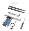 1300Mbps Dual-Band 5G WiFi Bluetooth Network Card for Desktop Computers