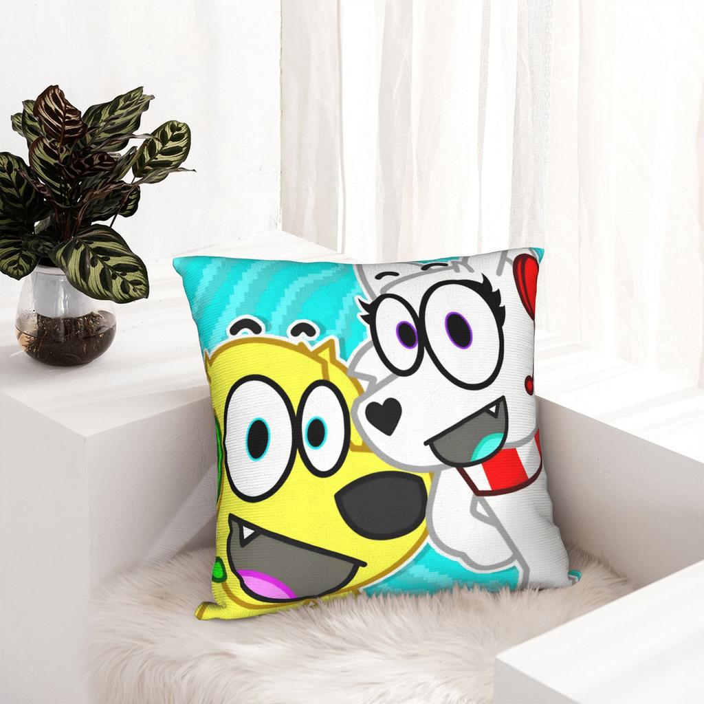 Federa Cuscino Gioco Tylers And Snowi Merch Federa Cuscino Stampata Decorazione Copricuscino Camera da Letto Varie Misure